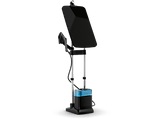 Cepillo de vapor - Rowenta Ixeo Power QR2022D1, 2170 W, 5 bar, 200 g/min, 1.1 L, 3 niveles de vapor, 3 posiciones, Apagado automático, Negro y azul