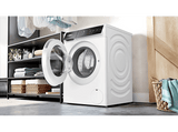 Lavadora carga frontal - Bosch WGB254A1ES, Serie 8, 10 kg, 1400 RPM, 20 programas, Autodosificación I-DOS, Home Connect, Blanco