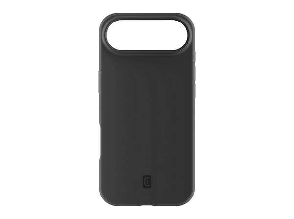 Funda móvil - CellularLine SENSATION+, Para iPhone 17 Air, Acabado soft-touch, Interior de microfibra, Tecnología antibacteriana, Negro