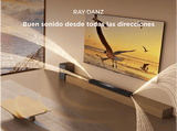 Barra de sonido - TCL Q65H, Bluetooth, Inalámbrico, 500W, Canal 5.1, Negro titantio