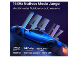 TV QLED 85 - Hisense 85E7S PRO, QLED 4K, 144Hz Nativos, Smooth Motion IA, HDR10+Gaming, Negro
