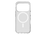 Funda móvil - CellularLine GLOSS MAG, Para iPhone 17 Pro, Compatible con MagSafe, Ultrarresistente y con certificación MilitaryTest, Transparente