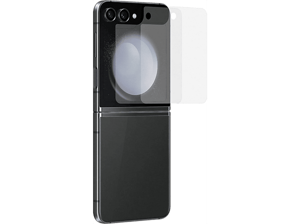 Protector pantalla - Samsung EF-UF731CTEGWW, Para Samsung Galaxy Z Flip5, Transparente