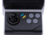 Consola retro - My Arcade SNK Neo Geo Mini, 40 juegos incluidos, Pantalla 3.5, Altavoces estéreo, Azul y blanco