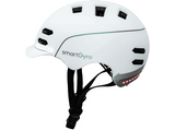 Casco - SmartGyro Helmet, Para Patinete Eléctrico O Bicicleta, Talla L, Talla Cabeza 61 cm, Blanco