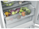 Frigorífico combi integrable - Candy CNBQT3719EW, Total No Frost, 193.5 cm, 382 l, Sin Panelar