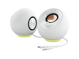 Altavoces para PC - Creative Pebble SE, Iluminación RGB, USB-C, plug-and-play, Blanco