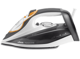 Plancha de vapor - Ufesa Titanium 3100, Golpe de vapor 240 g/min, 320 ml, Sistema antical 3 en 1, 3100W, Naranja, Blanco y Gris