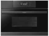 Horno microondas - Haier Series 4 HOR45C5FT, Integrable, Grill, Digital, 3350W, 5 niveles, 44l, Negro