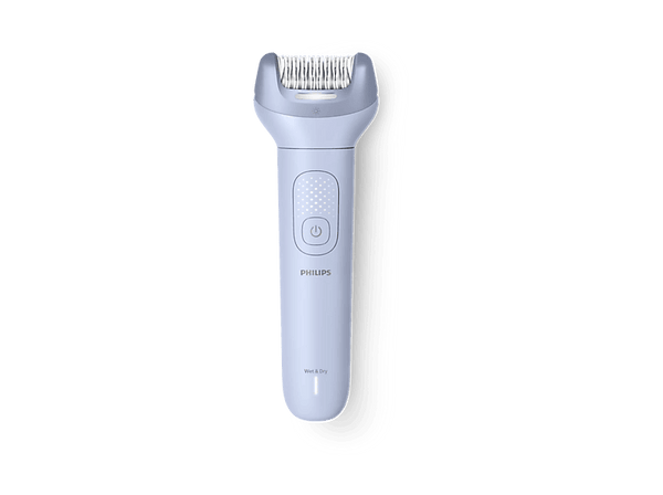 Depiladora de arranque - Philips BRE708/00, ProGuide 360°, 32 pinzas cerámica, Piernas y Cuerpo, Seco y Mojado, 60 min, Sin cable, LED