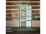 Frigorífico combi - Haier HDPW5620ANPKInox, Total No Frost, 205 cm, 409 l, Wi-Fi, Inox