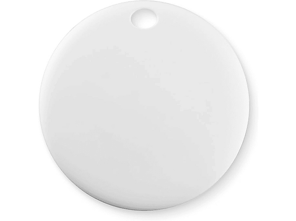 Etiqueta de rastreo  - Cellularline BTTRACY2W, Compatible con Apple iOS Find My, 2 Unidades, Batería reemplazable, Resistente al agua, Blanco