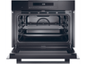 Horno - Haier Series 4 HWO45CO4P7B, Multifunción, Pirolítico y por agua,  50 l, Display Touch, 60 cm, Negro