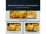 TV LED 85 - Sony BRAVIA XR 85X90L, Full Array LED, 4KHDR120, TDT HD, HDMI 2.1, Perfecto PS5, Google TV, Alexa, Eco, BRAVIA Core, Dolby Atmos / Vision
