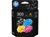 Cartucho de tinta - HP Original 303, 3YM92AE, Instant Ink, Negro, Cian, Magenta, Amarillo