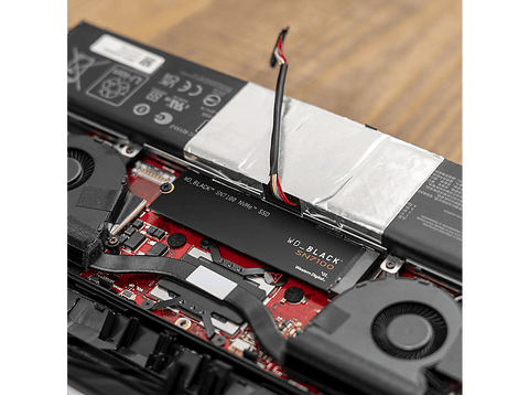 Disco duro SSD interno 1TB - WD_BLACK SN7100 NVMe SSD, Hasta 7250 MB/s lectura, M.2 2280, Negro