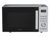 Microondas con grill - Candy CMW323GDS 011, 800 W, 5 niveles, Wi-Fi hOn, 23 l, Plata