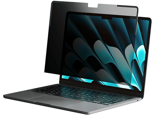 Protector pantalla - Hyper Magnetic Privacy Screen, Filtro de privacidad, Para Apple MacBook Air 13.6", Revestimiento antideslumbrante