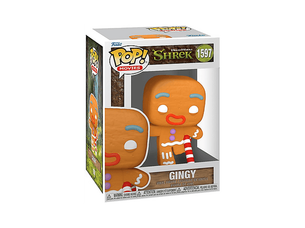 Figura Funko Pop! - Shrek: Gingerbread Man, Vinilo, 10 cm