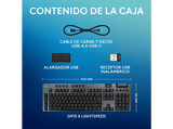 Teclado gaming - Logitech G G915 X Lightspeed, Inalámbrico, RGB, Conectividad tri-mode, Keycontrol, Interruptores mecánicos GL, Personalizable, Negro