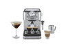 Cafetera express - De'Longhi Linea Classic EM450.M, 1325 W, 15 bar, 1.7 l, Thermoblock, Capacidad para 2 tazas, Metal