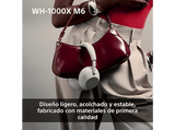 Auriculares inalámbricos - Sony WH-1000XM6, Cancelación ruido, 30h Autonomía, Hi-Res, Carga Rápida, Cómodo, Plegable, iOS/Android, Negro