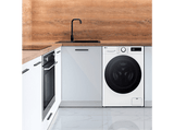 Lavadora secadora - LG F4DR6009A1W, Serie 600, 9 kg / 6 kg, 1400 rpm, 12 programas, AI Direct Drive™,  TurboWash™360˚, Blanco