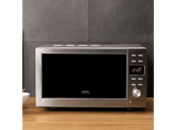 Microondas integrable - Cecotec Grandheat 2000 Flatbed Steel, 700 W, 6 niveles, 20 l, Temporizador, Plata
