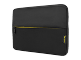 Funda portátil - Targus TSS994GL, Para PC's hasta 15.6 , Poliéster/Neopreno, Cierre de Cremallera, Negro/Amarillo
