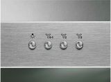 Campana decorativa - Electrolux LFT416X, 3 velocidades, 600 m³/h, Luces LED, 60 cm, Inox