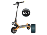 Patinete eléctrico - Cecotec Bongo V70 Connected, Potencia máx 1500 W, 800 W nominal, Doble suspensión, Autonomía hasta 70 km, Ruedas 10, Orange