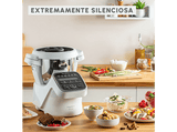 Robot de cocina - Moulinex Companion XL HF80DB, 1550 W, 3 l, 12 programas automáticos, Modo manual, Silencioso, 5 accesorios, Blanco