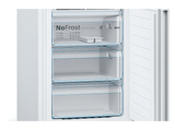 Frigorífico dos puertas - Bosch KGN39VWDC,  Serie 4, Total NoFrost, 203 cm, 368 l, Cajón VitaFresh, Sistema MultiAir Flow,  Blanco