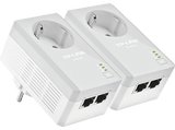 Kit de adaptadores - TP-Link TL-PA4020KIT, Powerline, AV500, 500Mbps, enchufe incorporado, plug and