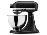 Robot amasador - KitchenAid 5KSM95PSEBM, 250 W, 4.3 l, 58-220 RPM, Cabezal Inclinable, Negro Mate
