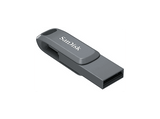 Memoria USB 256GB - Sandisk Ultra Dual Drive Go, USB-C, 2 en 1, USB-A, 3.2, OTG, 400 MB/s, Gris
