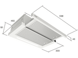 Campana extraíble - Cata TFH 6430 GBH, Telescópica, 4 Niveles de Potencia, 391.5 m³/h, 59.8 cm, LED, Blanco