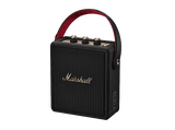 Altavoz inalámbrico - Marshall Stockwell III, Sonido True Stereophonic de 360°, Resistente al polvo y al agua, 40h autonomía, Black & Brass
