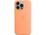 APPLE Funda de silicona con MagSafe para iPhone 15 Pro Max, Naranja sorbete