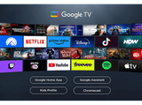 TV QLED 98 - TCL 98C655, UHD 4K, Quad Core, Smart TV, Google TV, Game Master 3.0, 144 Hz, Dolby Atmos, Brushed titanium metal front