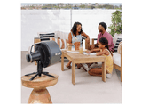 Ventilador de pie - Shark FlexBreeze Pro Mist, 36W, 5 Velocidades, 2 Modos SmartBreeze, Modo Sobremesa, 20m Alcance, Interior/exterior, Gris antracita