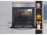 Horno - Candy Idea FIDC X532, Multifunción , Esmalte fácil de limpiar, 65 l, Mandos Mecánicos, 60 cm, Inox