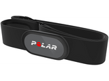 Pulsómetro - Polar H9 M-XXL, 400 h, Bluetooth, ANT+, Impermeable, Con banda pectoral, Negro