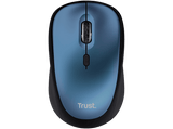 Ratón inalámbrico - Trust Yvi+, RF Wireless, 1600 dpi, 83% de plástico reciclado, Azul