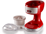 Máquina de hielo - Ariete Ice Crusher Party Time, 30 W,  Ideal granizados y cócteles, Rojo