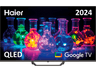 TV QLED 55" - Haier S80E Series H55S80EUX, Smart TV (Google TV), HDR 4K, Direct LED, Dolby Audio, Dbx-tv, Negro