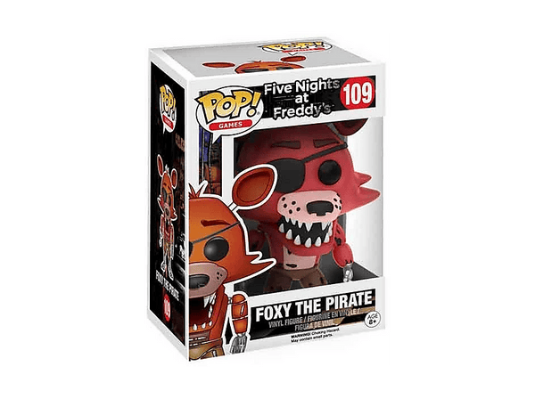 Figura Funko Pop! - Five Nights at Freddy's: Foxy The Pirate, Vinilo, 9 cm