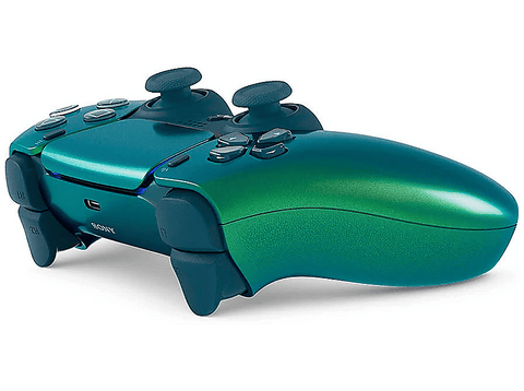 Mando PS5 - Sony DualSense Chroma Teal, Para PS5, Micrófono, Altavoz, Verde