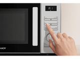 Microondas con grill - Candy CMW323GDS 011, 800 W, 5 niveles, Wi-Fi hOn, 23 l, Plata