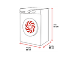 Lavadora secadora - Samsung WD90HG5U34BXEC, 9 kg de lavado, 6 kg de secado, 16 programas, Función WiFi con SmartThings™, Gris